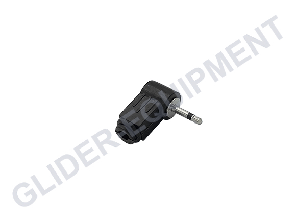 Audio plug right angle 3.5mm mono 2P [738854]